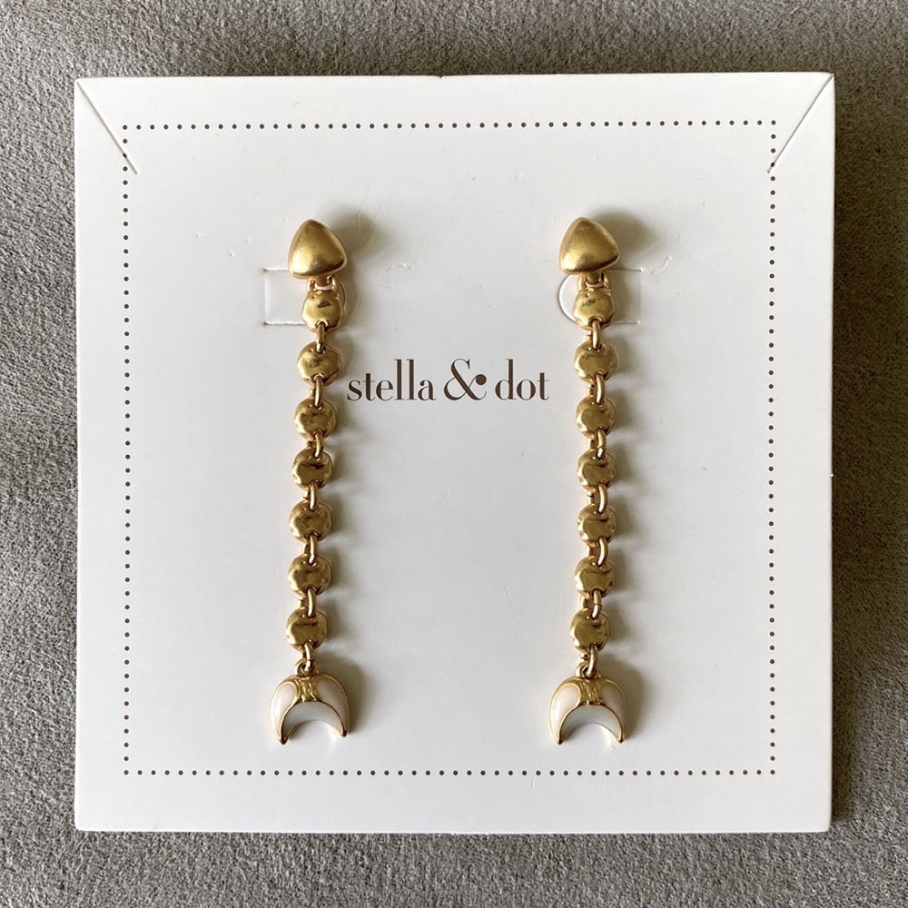 Stella & Dot Trevally 2 in 1 Drop Earrings